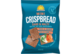 Mini Crispbread Dark & Malty 10x100g