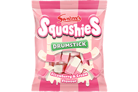 Squashies Strawberry & Cream 12x140g