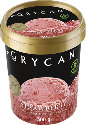 Grycan Strawberry  ice cream 6x300g