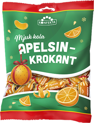 Apelsinkrokantkola 20x200g