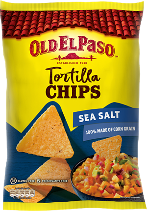 Tortilla Chips Seasalt 10x185g