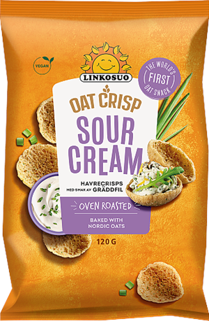 Linkosuo Oat Crisps Sour Cream 10x120g